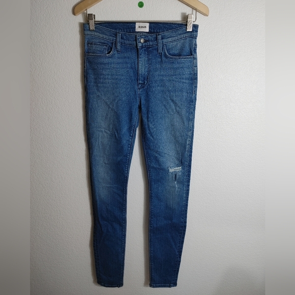 NWT Hudson Skinny Jeans Women Blue Size 27 - Picture 1 of 8
